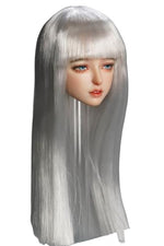 1:6 Scale Female Head Sculpt, Bella Head Sculpture for 12-inch Action Figures