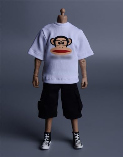 HiPlay Figure Doll Clothes: T-Shirt for 6-inch Collectible