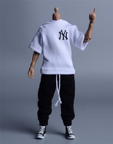 HiPlay Figure Doll Clothes: T-Shirt for 6-inch Collectible