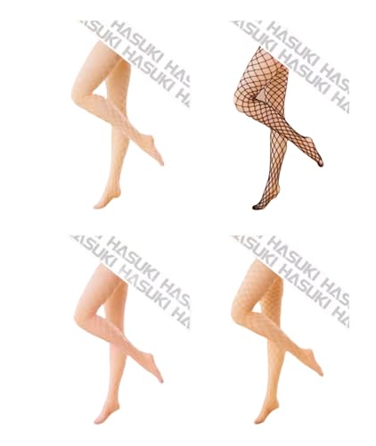 HiPlay Hasuki Collectible Action Figure's Clothes: Shereo Fishnet Pantyhose Seamless Stockings for 1:6 Scale Flexible Figure