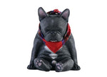 Figurine de collection JXK : bouledogue français, peinte à la main avec soin, réaliste, en résine, miniature à l'échelle 1:6, JXK045A