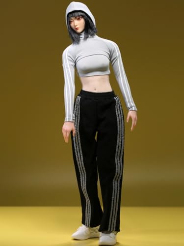 1/6 Scale Figure Doll Clothes: Casual Sports Suit for 12-inch Collectible Action Figure