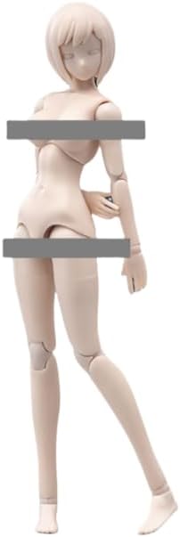 86TOYS Longshan Metal T86-ST03A Female Half-Seamless Action Figure Body - Tall and Plump Body Shape Large Bust and Pale skin