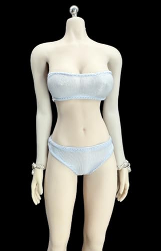 Ropa para muñecas a escala 1/6: Conjunto de ropa interior y bragas para figuras de acción coleccionables de 12 pulgadas