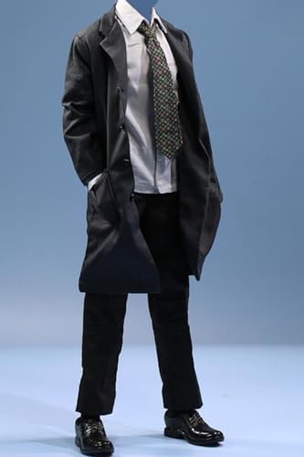 Ropa para muñeca a escala 1/6: Traje largo para figura de acción masculina coleccionable de 12 pulgadas JO23M-05A
