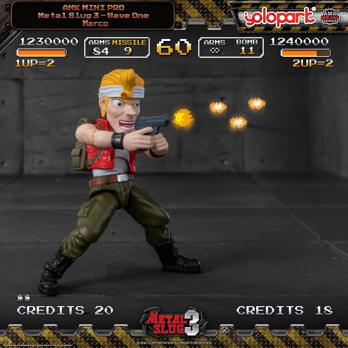 Yolopark AMK MINI Pro Metal Slug 3 Wave 1 Assembly Model Kits