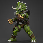 JOYTOY TMNT Casey Jones & Triceraton Infantryman & Adjutant Zork & Captain Zorax Action Figures