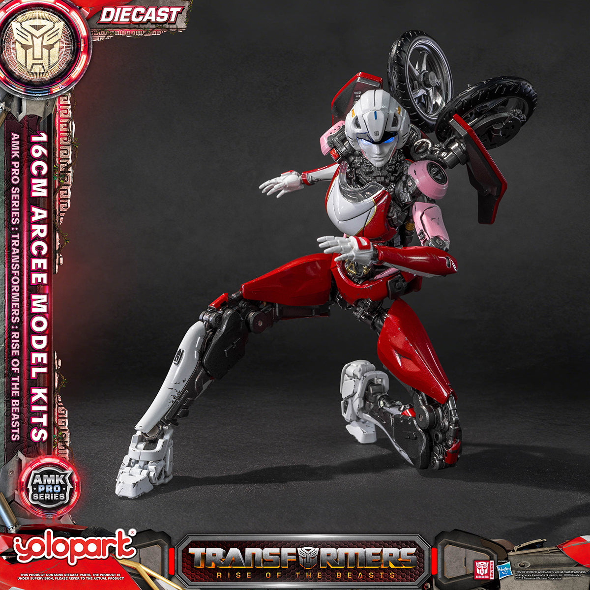 Yolopark AMK PRO Series Transformers: Rise of the Beasts Arcee Pre‑assembled Model Kits