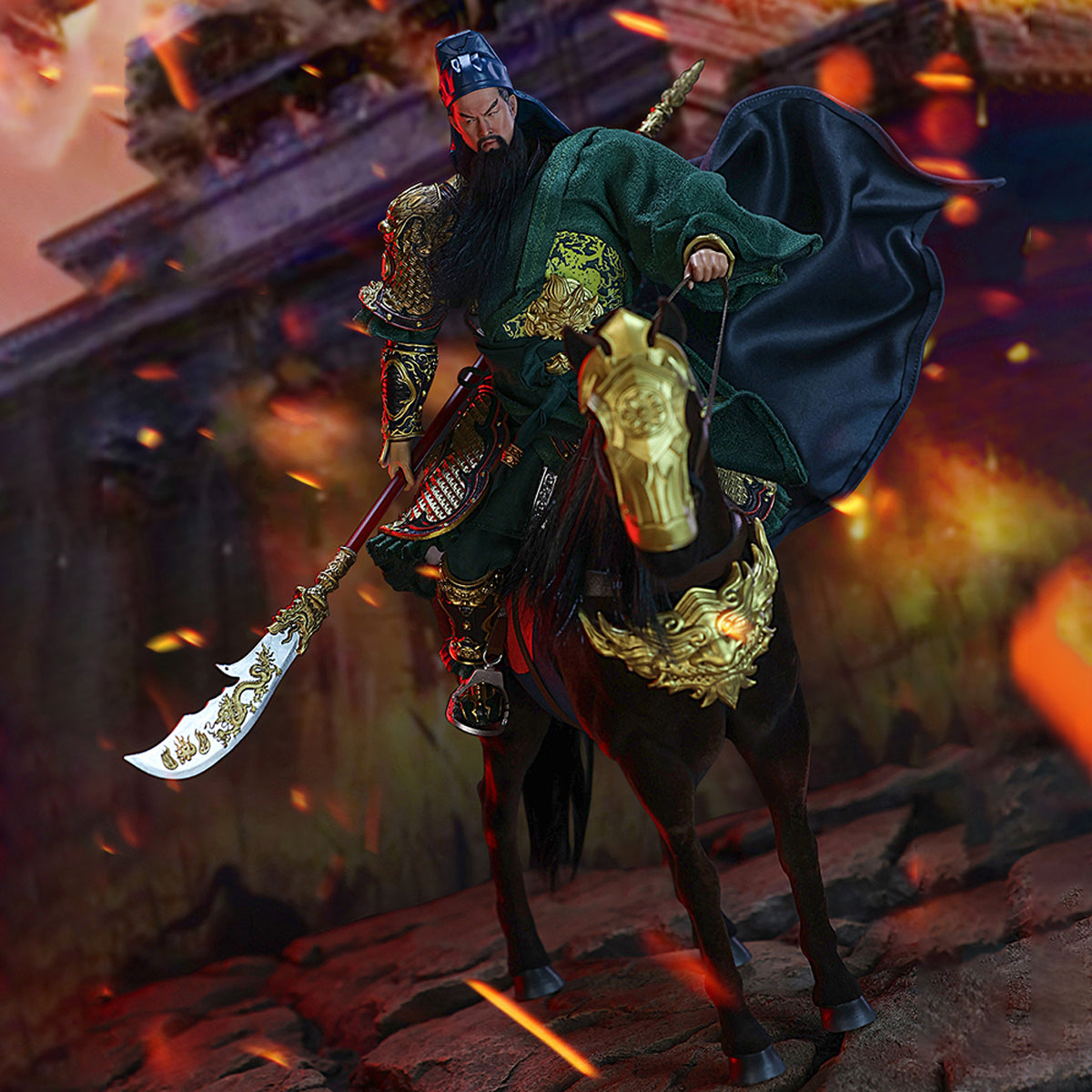 Qian Kun MODEL Guan Yu Yunchang Action Figure Deluxe Edition