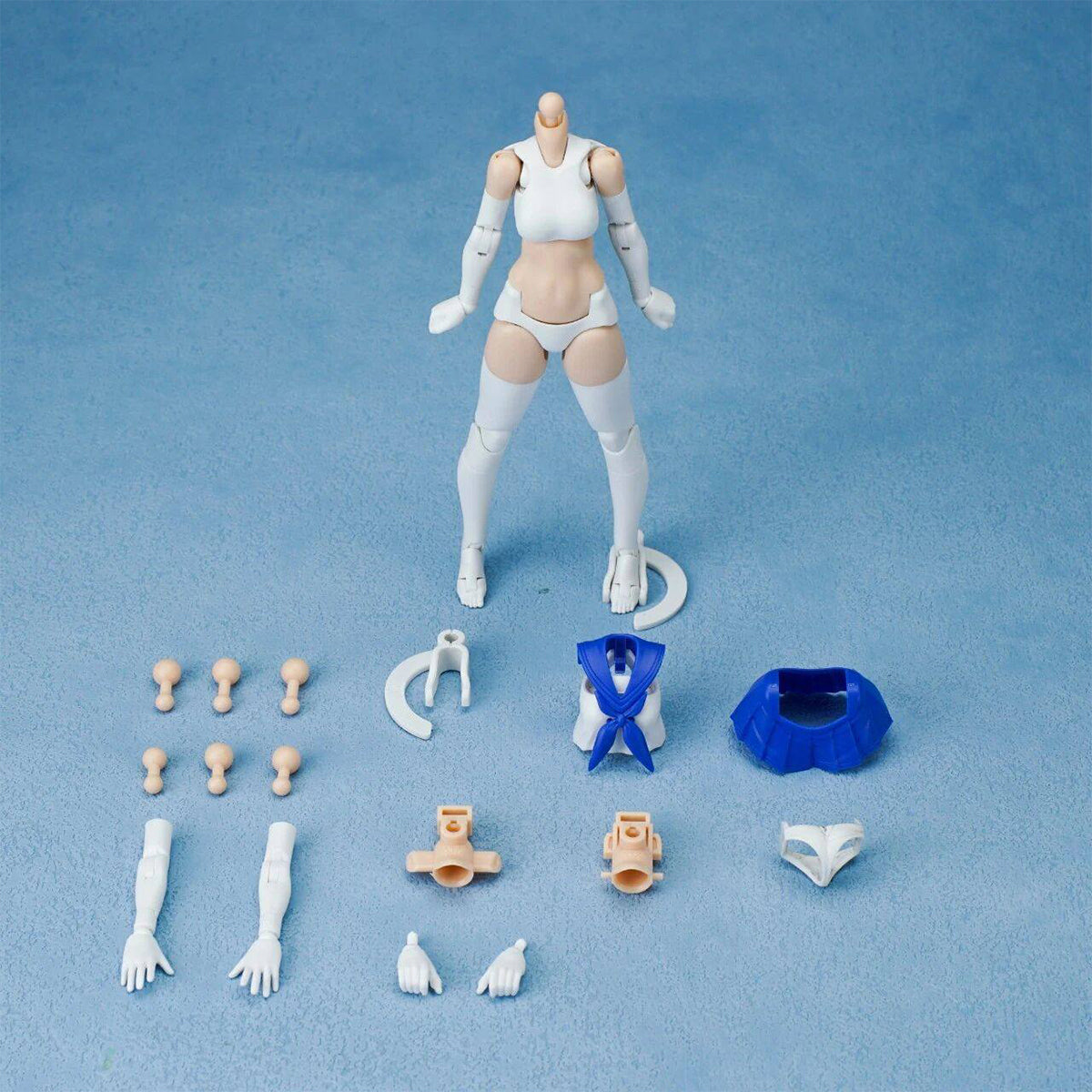 D-house Gunner Mecha Musume Body Accessory Pack Skin Ver. 1/12 Scale Model Kits