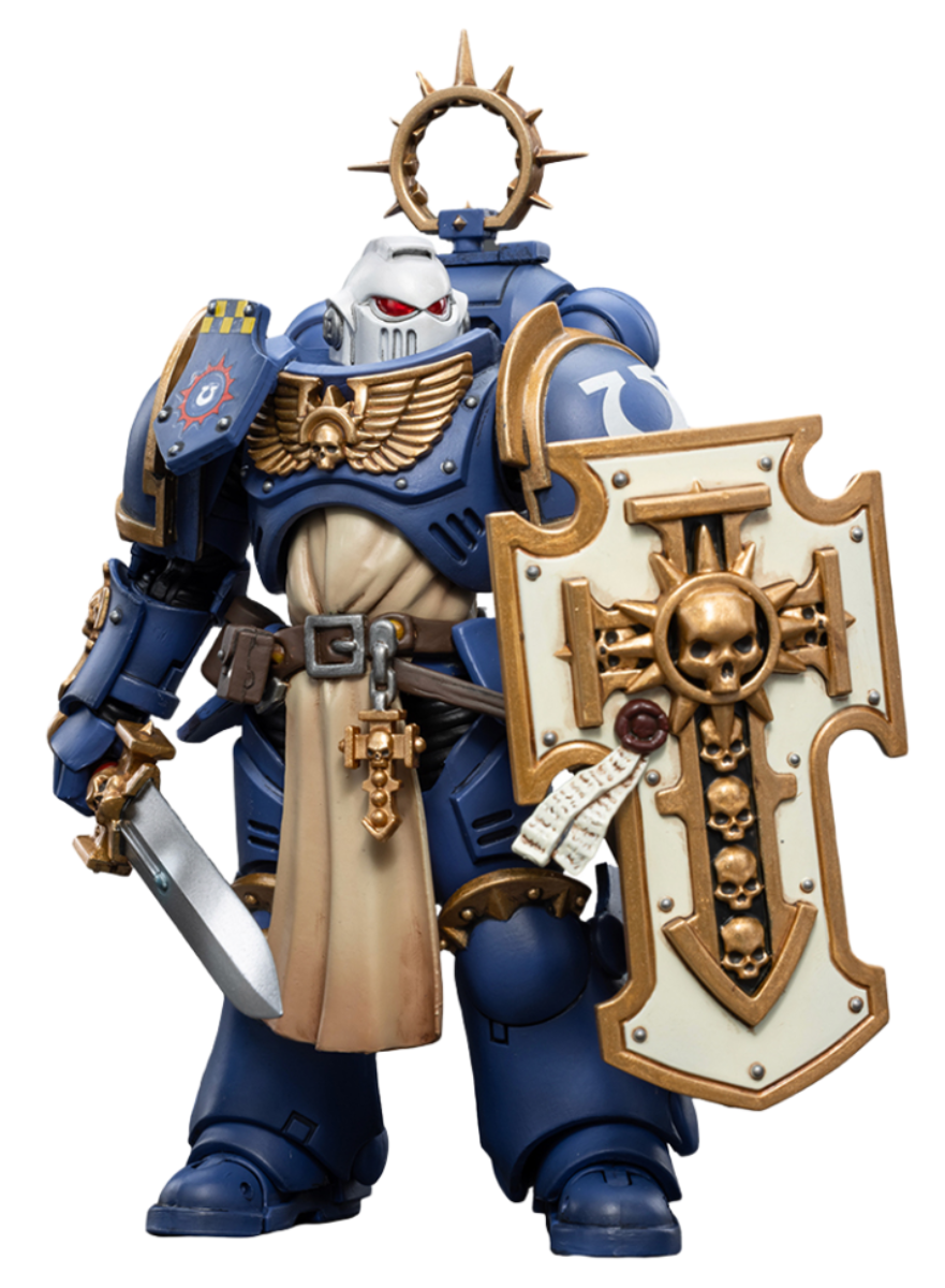 HiPlay JoyToy 40K Collectible Figure: Ultramarine Bladeguard Veteran 03 1:18 Scale Action Figures JT2344 (Veteran 03)