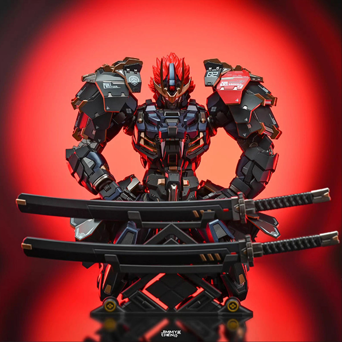 MOSHOW Premium Class The Tiger Of Kai Takeda Shingen 1/72 Scale Mecha Action Figure