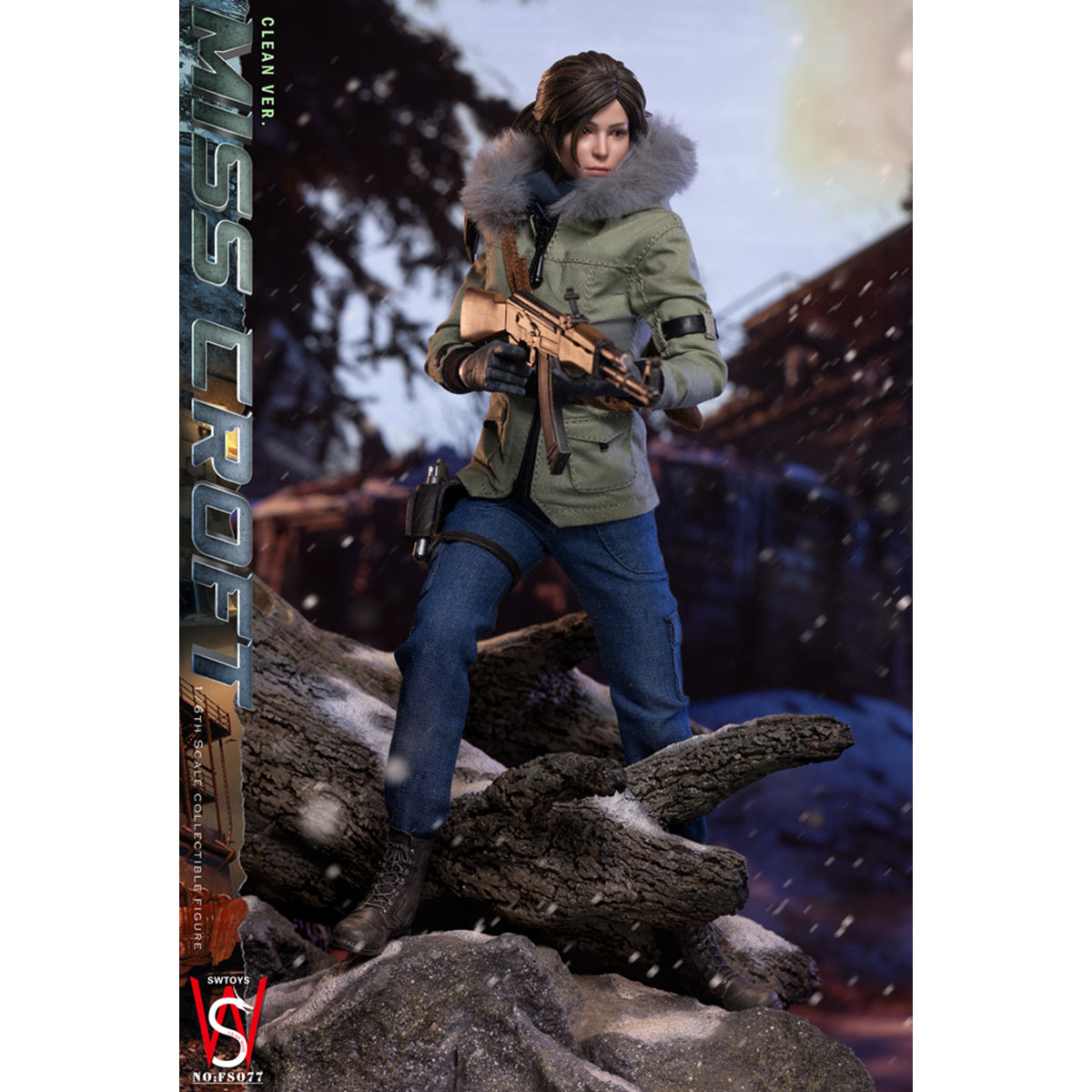 SWtoys MISS CROFT NO:FS077 1/6 Scale Action Figure