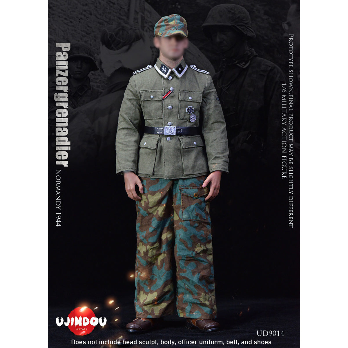 UJINDOU Panzergrenadier Normandy 1944 Italian Camouflage Elevator