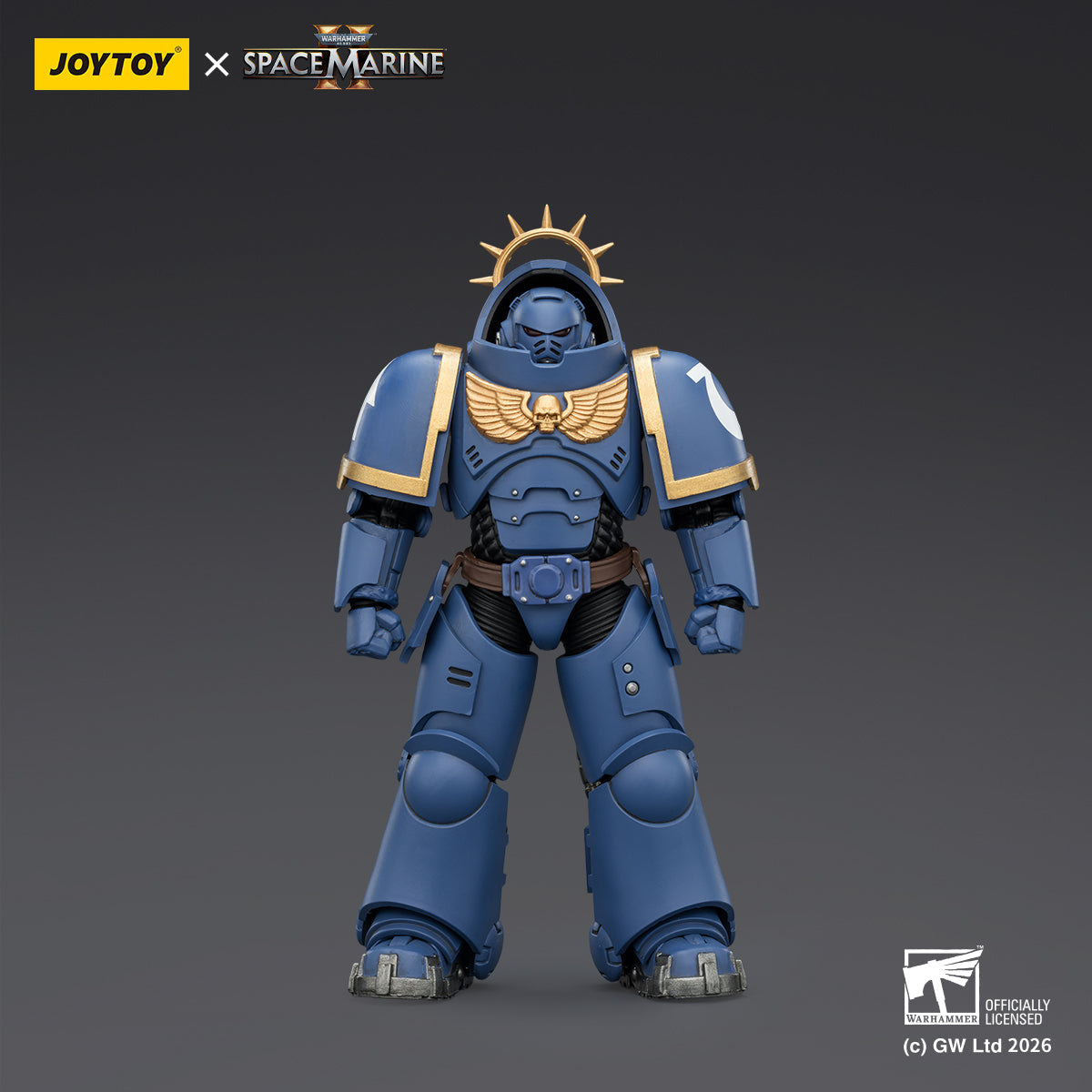 JOYTOY Warhammer 40,000: Space Marine 2 Heavy Intercessor with Heavy Bolt Rifle and Bolt Pistol (Game Edition) 1/18 Scale Action Figure