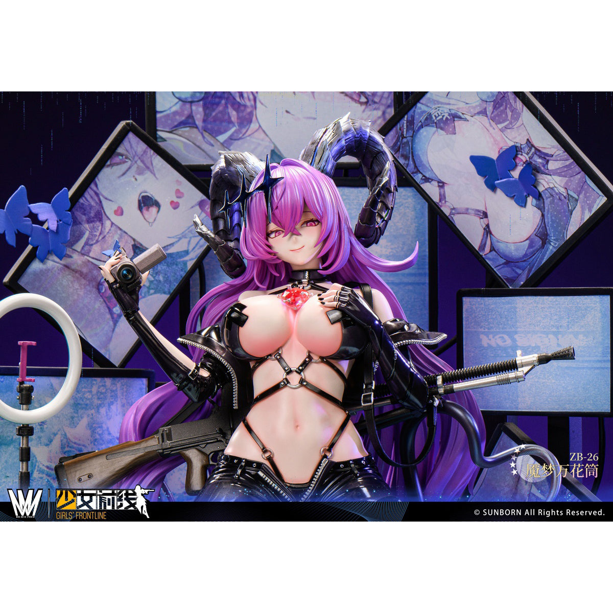 Max Milk Studio SNQX-001 Girls' Frontline Tactical Doll ZB-26 1/4 Scale Art Statue