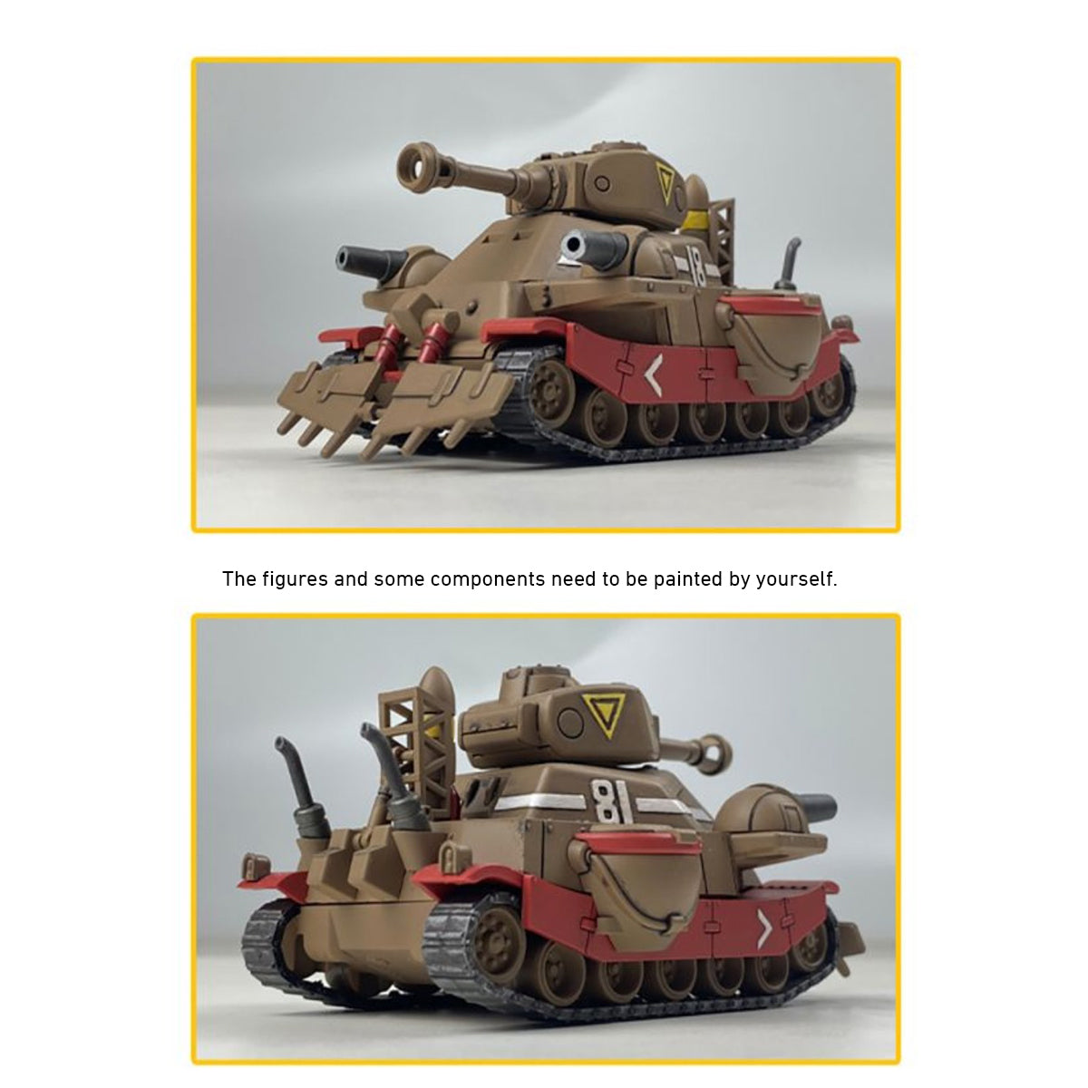 Xinshi Model Metal Slug X 6‑Piece Set Assembly Model Kits