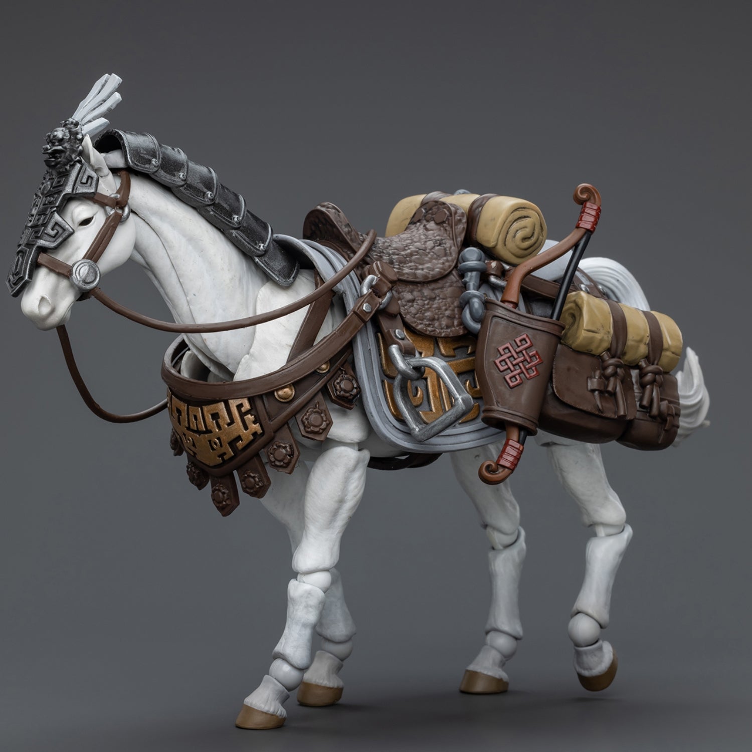 JoyToy Dark Source JT6045 JiangHu Northern Hanland Empire White Feather Armored Horse 1/18 Scale Action Figures