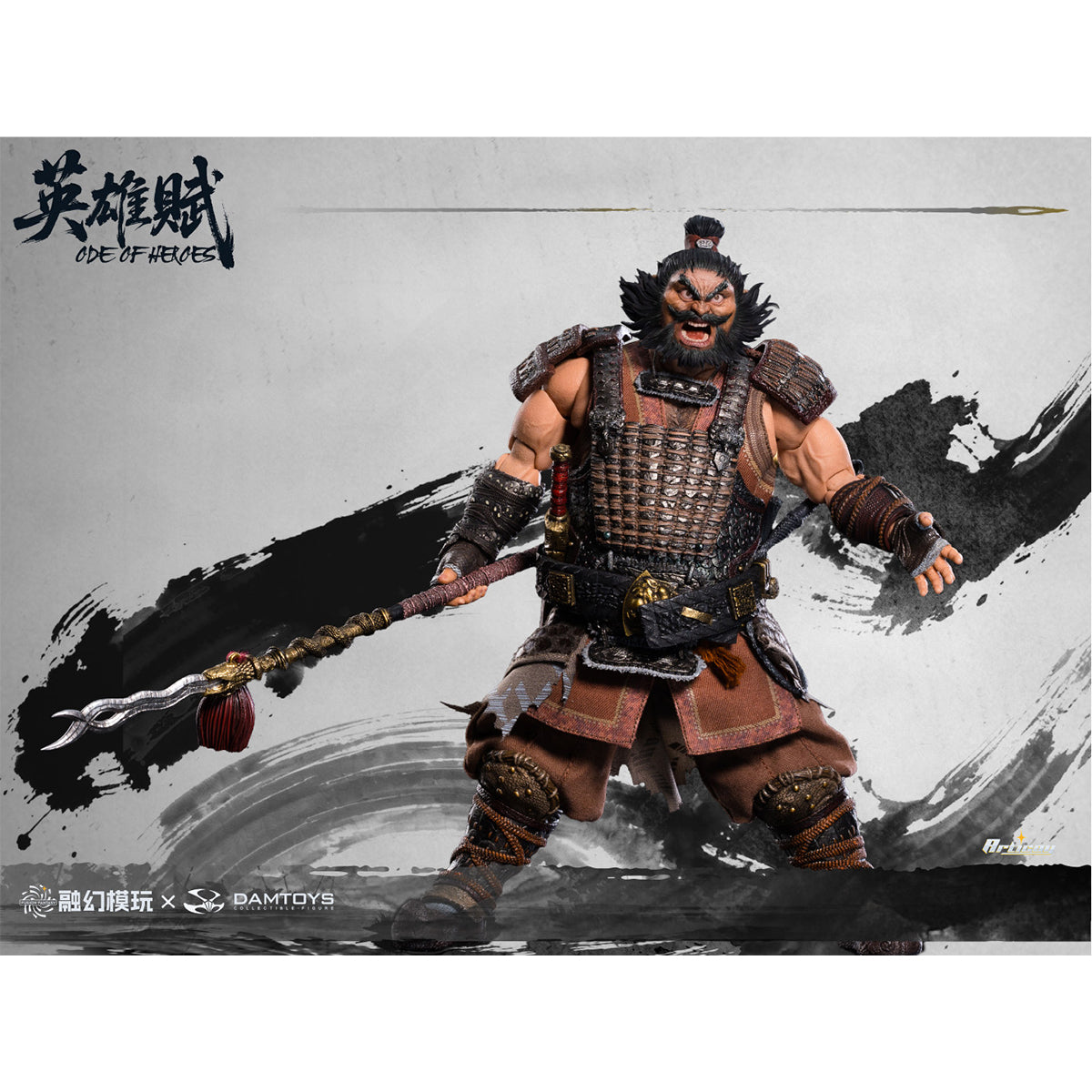 FUSION FANTASY × DAMTOYS Odes of Heroes Wanfu Mokai FTOH-02 Zhang Fei 1/12 Scale Action Figure