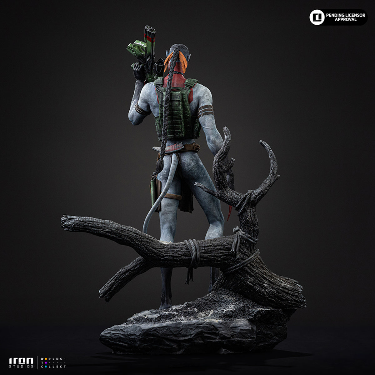 Iron Studios AVAT134025-10 Avatar 3: Fire and Ash - Miles Quaritch 1/10 Scale Art Statue