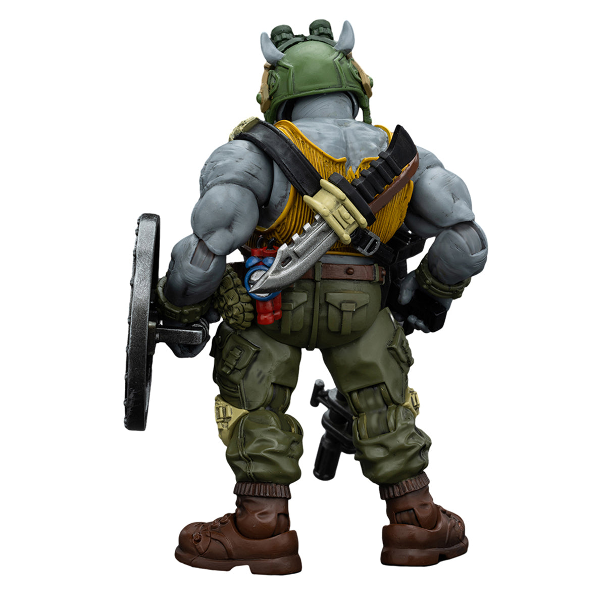 JOYTOY TMNT Series, Rocksteady, Collectible Action Figure