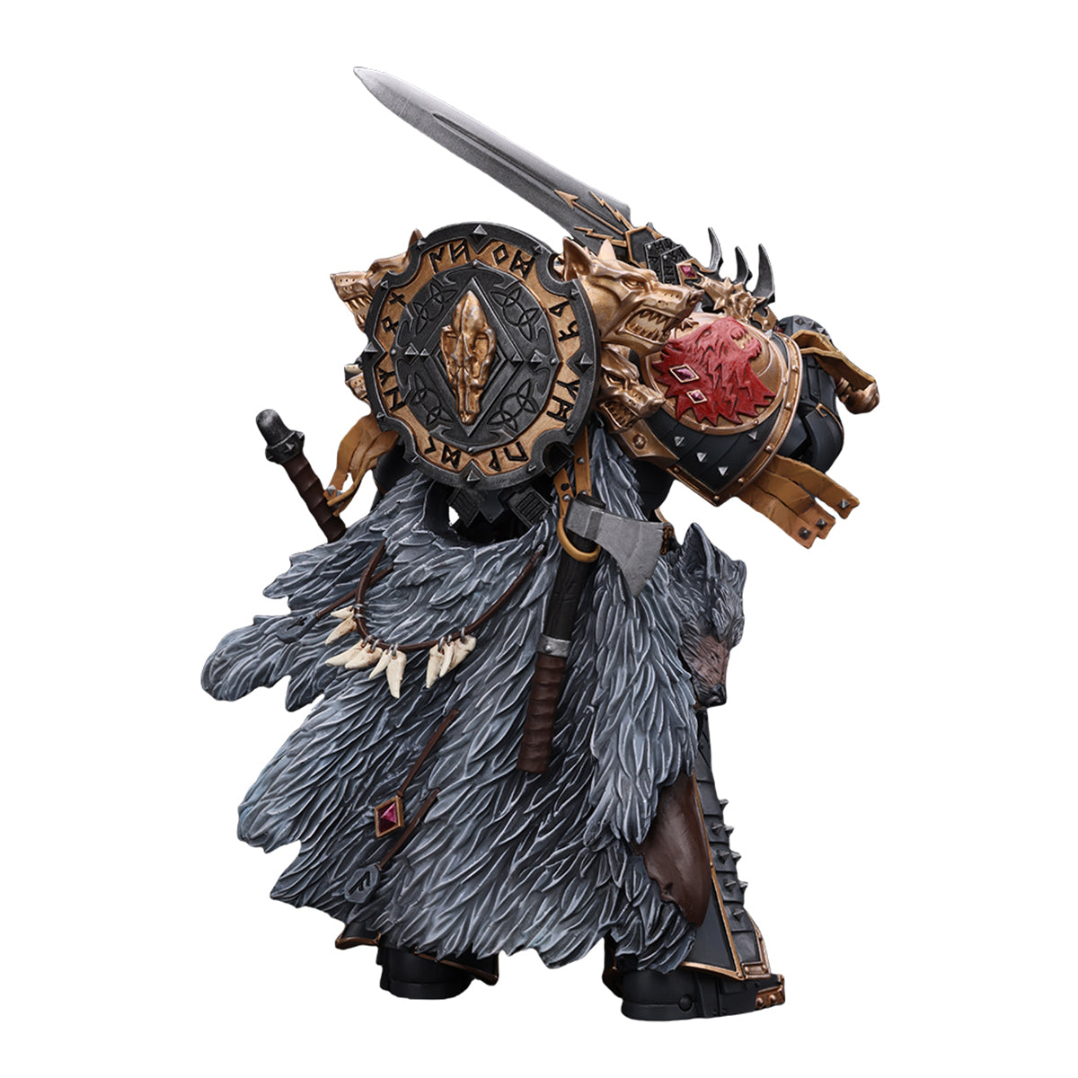 (Only Shipped to the US) JOYTOY The Horus Heresy Space Wolves Leman Russ Primarch of the VIth Legion JT6137 Warhammer 1/18 Action Figure
