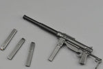 ZYTOYS 1/6 Scale M3 Submachine Gun Grease Gun Model ZY2005 Action Figure Accessory with Silencer and Magazines