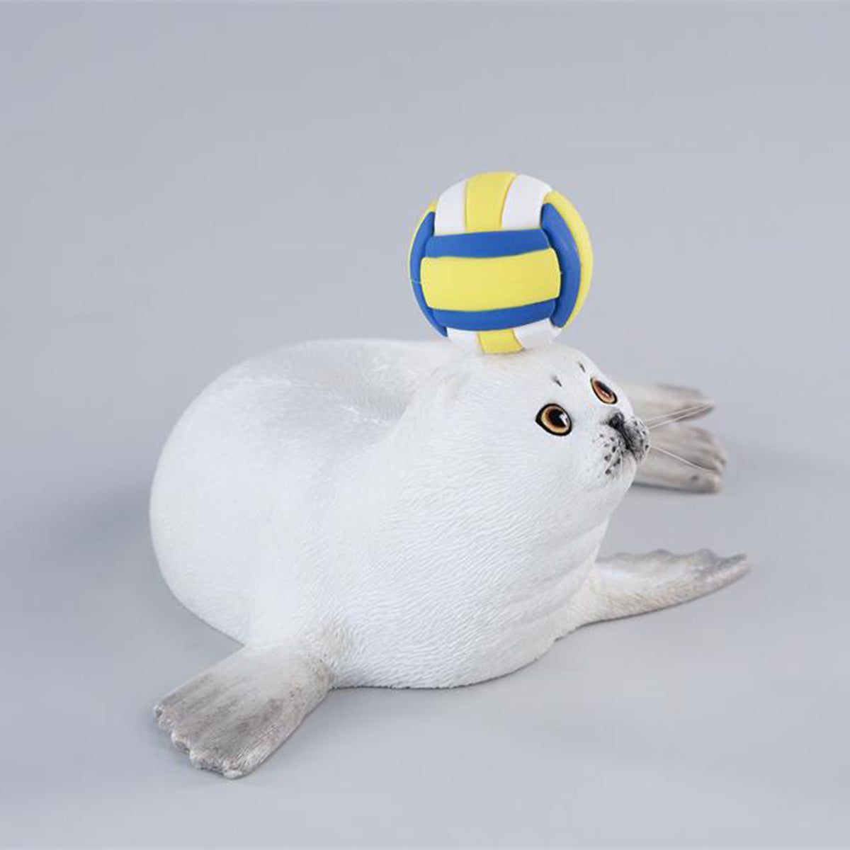 JXK Seal Cat Meow Group Static Animal Figurine