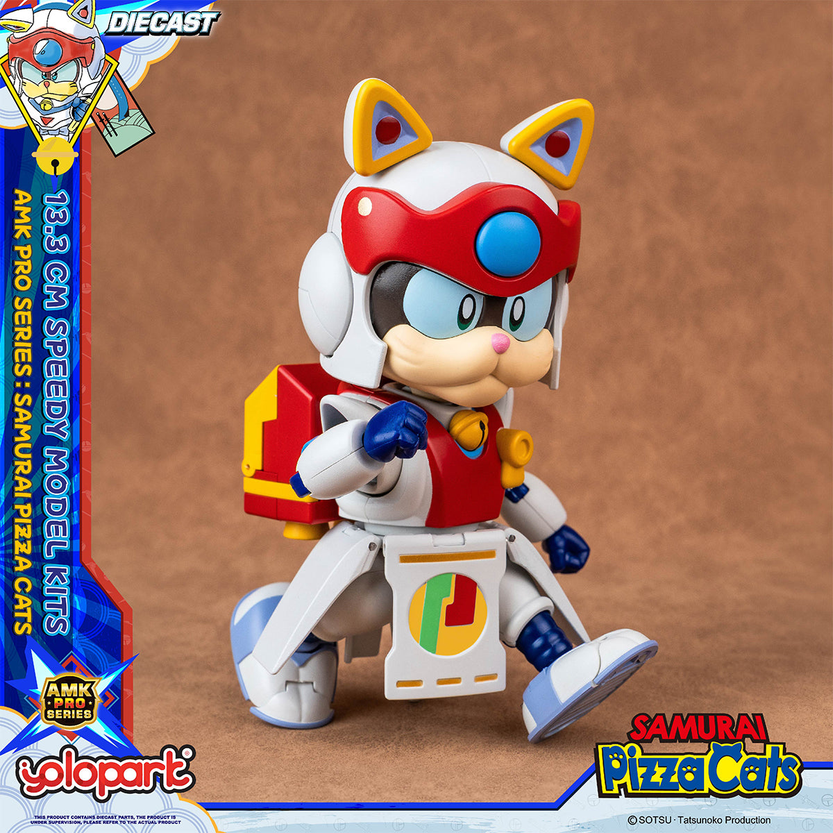 Yolopark Samurai Pizza Cats AMK PRO Series Speedy Model Kit