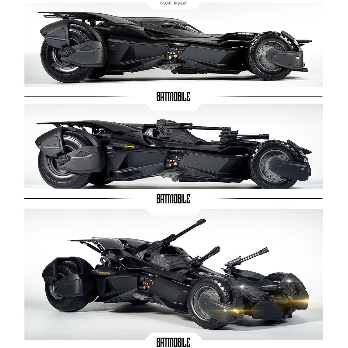 MODOKING Batmobile Motorcycle Vehicle 1/12 Scale Assembly Model