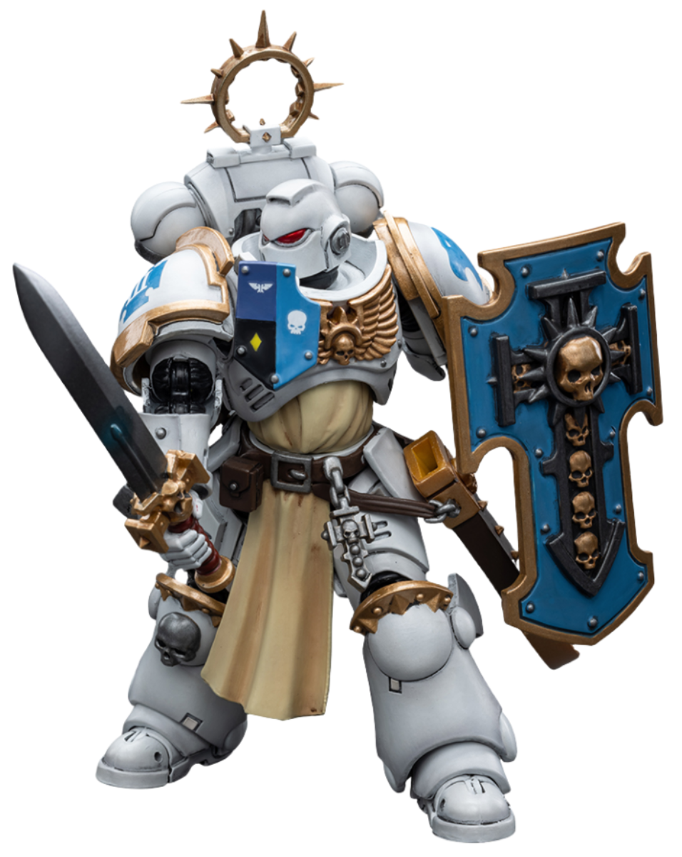 HiPlay JoyToy Warhammer 40K Collectible Figure: White Consuls Bladeguard Veteran 1:18 Scale Action Figures JT7981