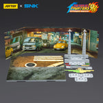 JOYTOY, SNK KOF'98UM Ikari Warriors Team, Clark Still/Ralf Jones/Leona Heidern Action Figures & Stage Base-Japan Street