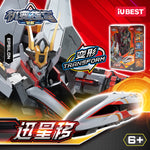 iUBEST Glory Alliance QINGFEI & LEIJIZHI & MACHIAPTER & MYSTICLOCK & EPSILON & PRINCE GLADOUS & DIVINE-WIND Equipped with weapons and two forms Transfor Mech Robot Model Vehicle