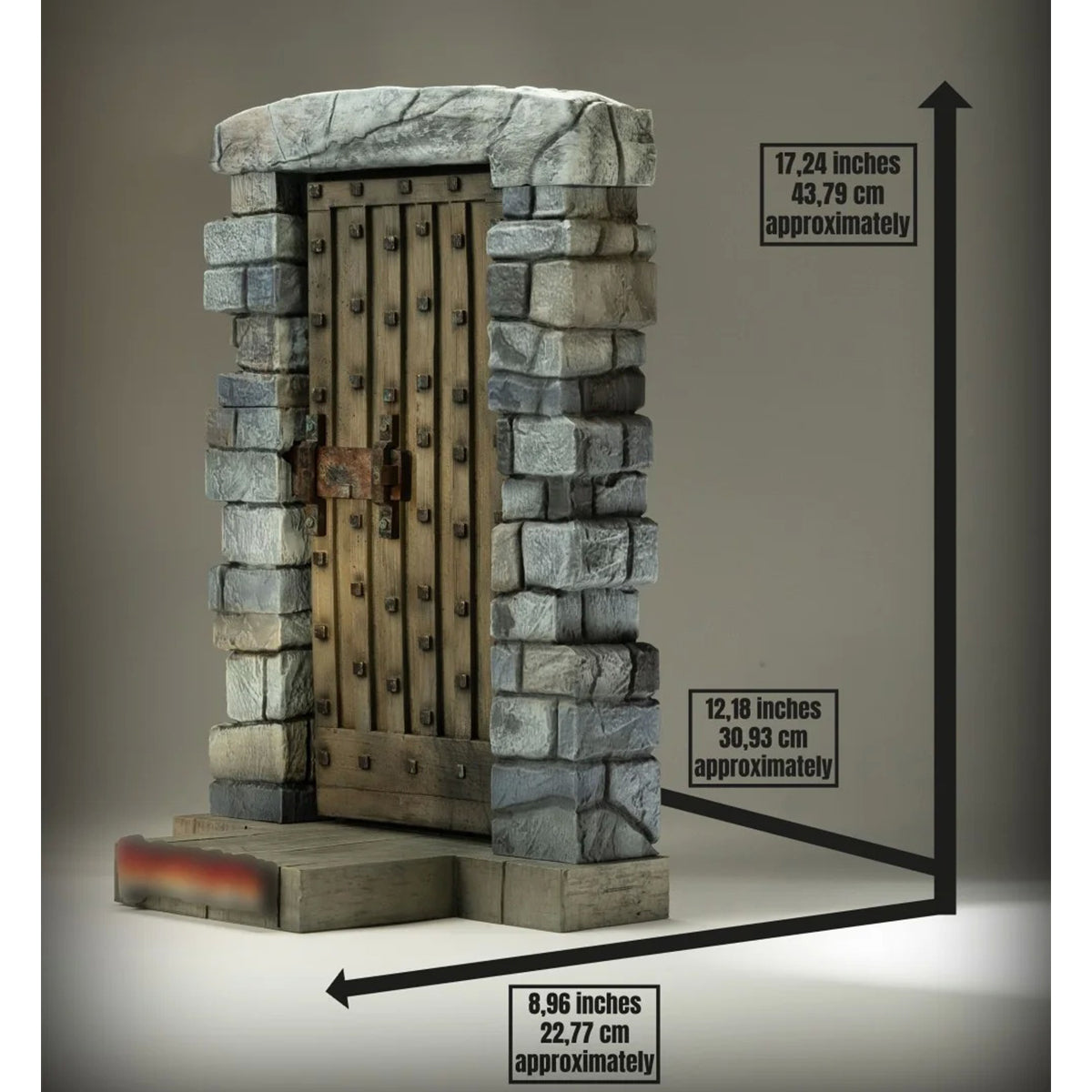 Infinite The Castle Door Diorama for Frankenstein's Monster Action Figures