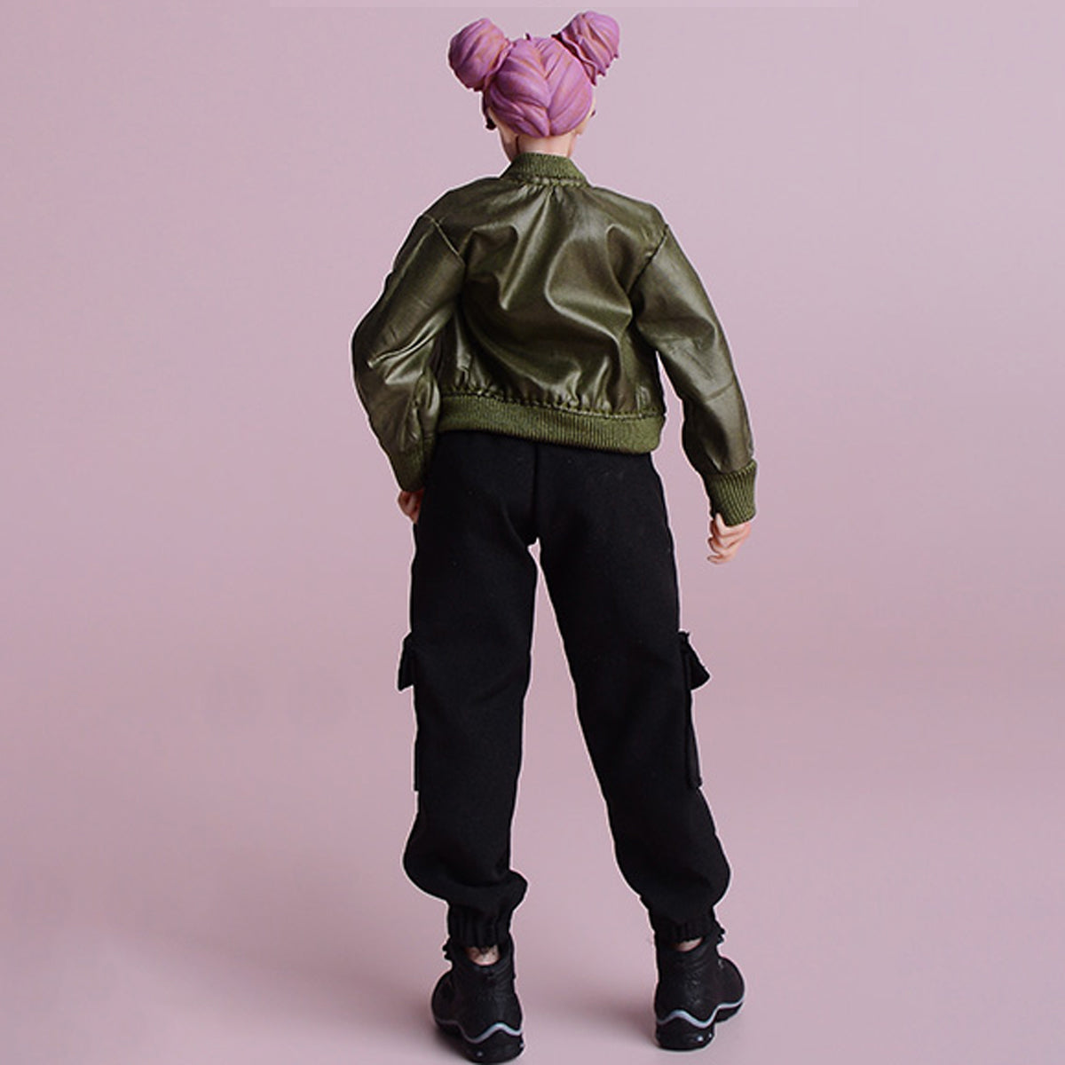 ATStory, veste de pilote verte, vêtements de poupée pour figurine de 15 cm