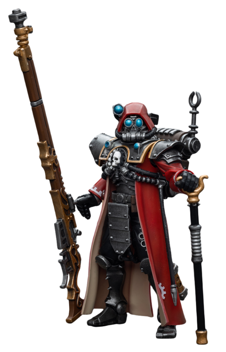 HiPlay JoyToy 40K Collectible Figure: Adeptus Mechanicus Skitarii Ranger with Transuranic Arquebus 1:18 Scale Action Figures JT7851 (Ranger with Transuranic Arquebus)