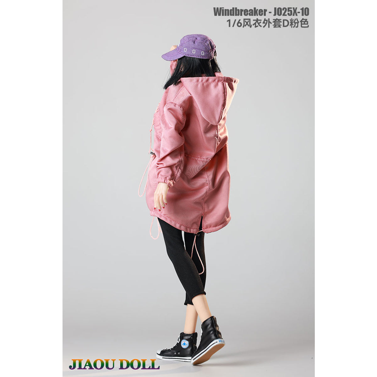 JIAOUDOLL Male/Female Coat Trench Jacket Doll Clothes Accessory Fit 1/6 Scale 12-inches Action Figure