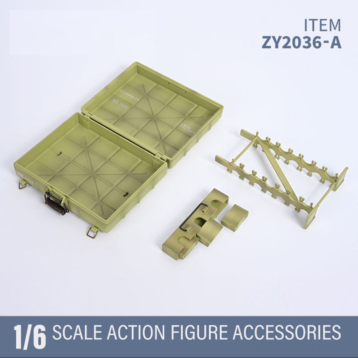 ZYTOYS, WWII Grenade Weapon Model, Doll Accessory for 12-inches Figure