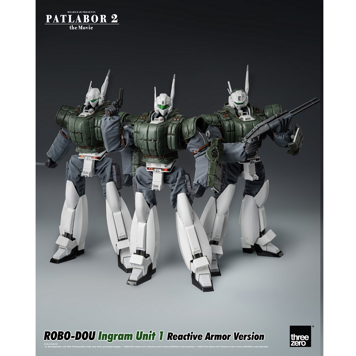 29●INGRAM1&2&3 REACTIVE ARMOR RI0514-4 Threezero Ingram Unit 1 Reactive Armor Version 1/35 Scale Action Figur