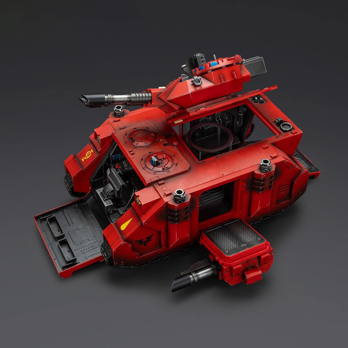 (Only Shipped to the US) JOYTOY Warhammer 40,000 1/18 Blood Angels Predator Annihilator with Twin Lascannons JT01499 Action Figures Collection Model Gift