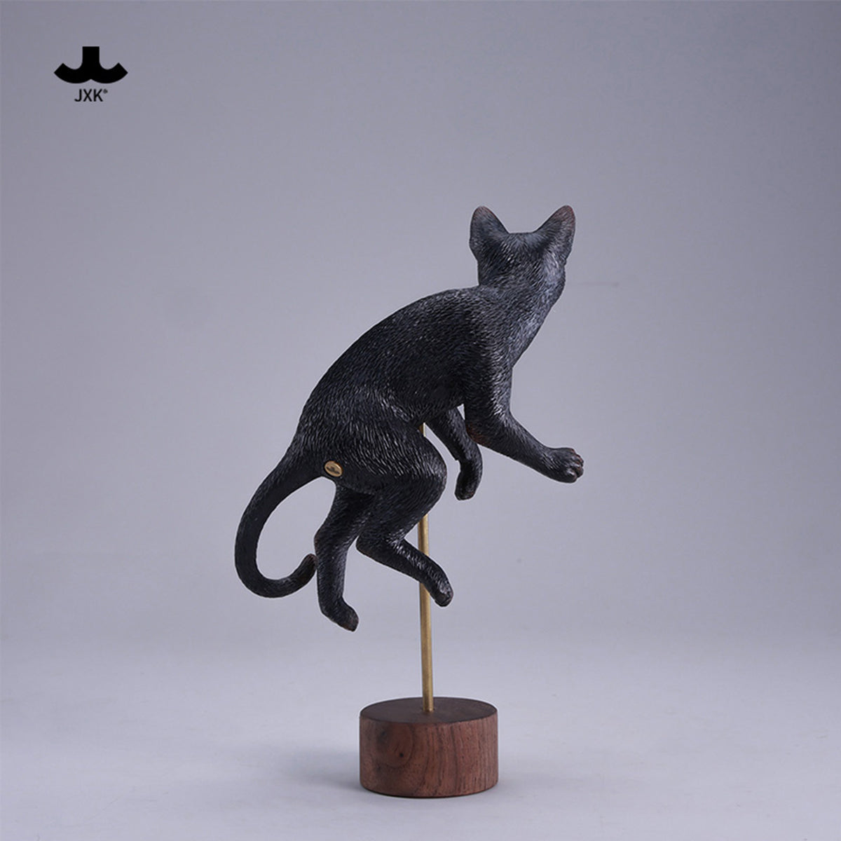 JXK Swimming Pose Cat Static Expertly Hand-Painted Lifelike 1/6 Scale Animal Figurine