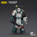 JOYTOY Imperial Fists Legion Apothecary/Sons of Horus Legion Apothecary & Legion Champion & Cataphractii Praetor with Combi-Melta and Power Maul 1/18 Scale Action Figure