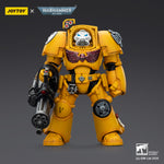 JOYTOY Warhammer 40,000 Imperial Fists Terminator with Power Fist and Assault Cannon & with Power Fist and Storm Bolter & with Power Sword and Storm Bolter Action Figure