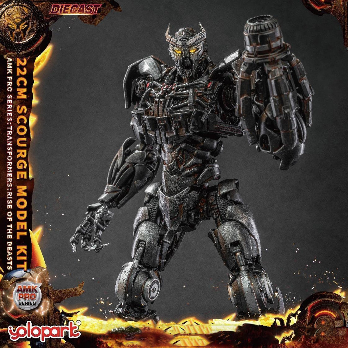 (Only Shipped to the US) YOLOPARK AMK PRO Series Transformer: Rise of The Beasts - Scourge Easy Pre-Assembly Model Kit