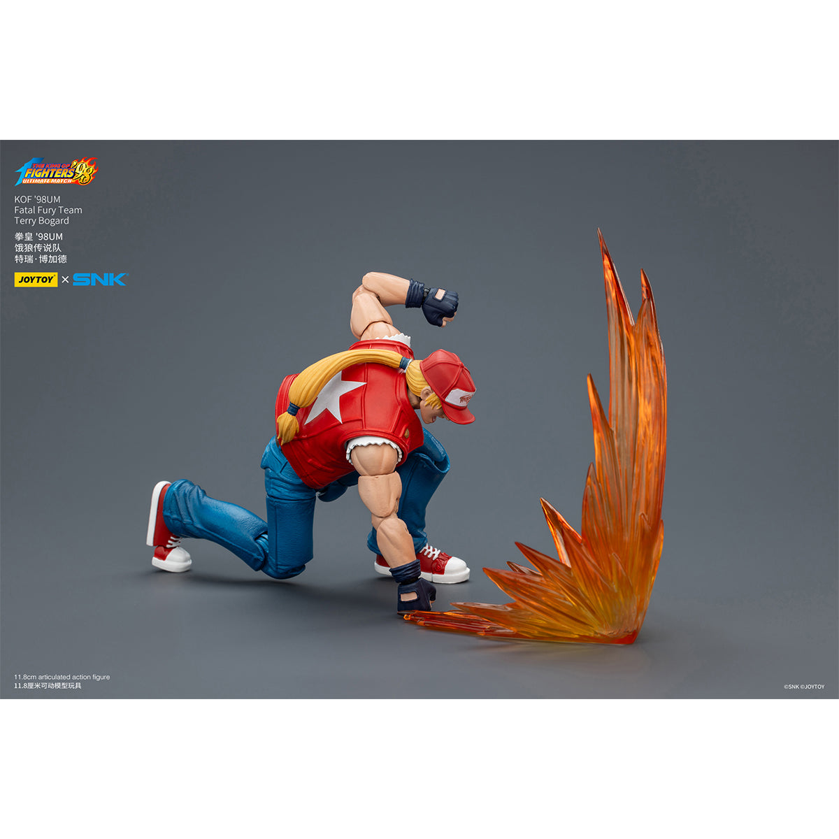 JOYTOY KOF '98UM Fatal Fury Team Joe Higashi & Andy Bogard & Terry Bogard 1/18 Scale Action Figure