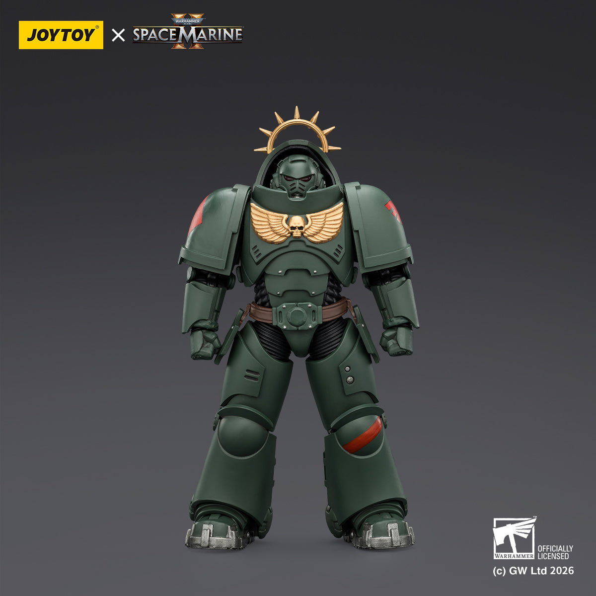 JOYTOY Warhammer 40,000: Space Marine 2 Heavy Intercessor with Heavy Bolt Rifle and Bolt Pistol (Game Edition) 1/18 Scale Action Figure