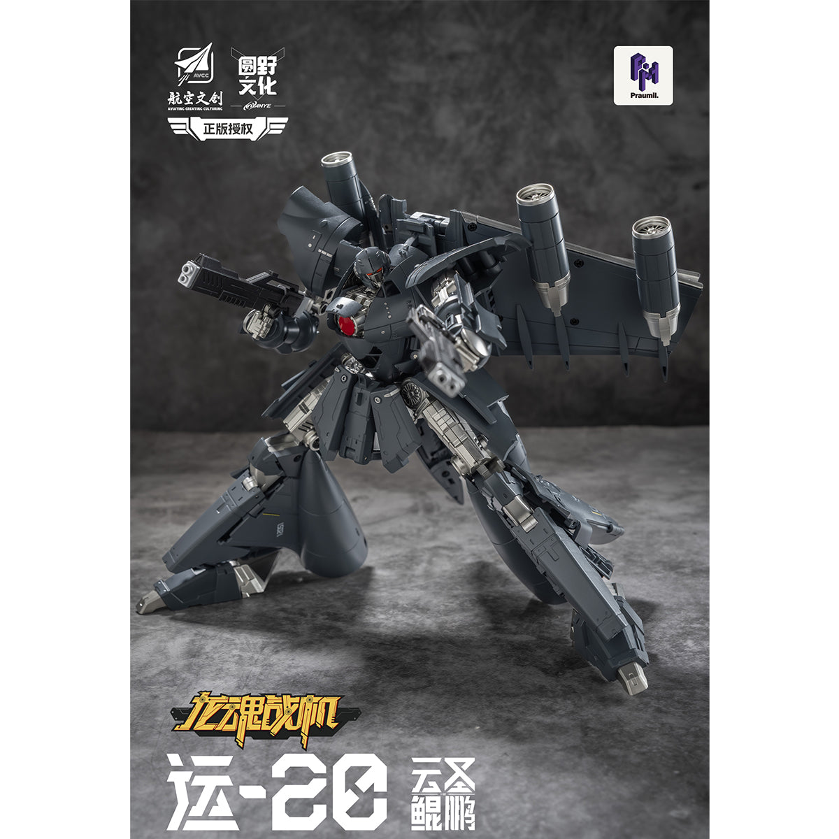 YUANYE CULTURE Dragon Soul Fighter Y-20 Cloud Saint (Yunsheng) Kunpeng Transformable Finished Model