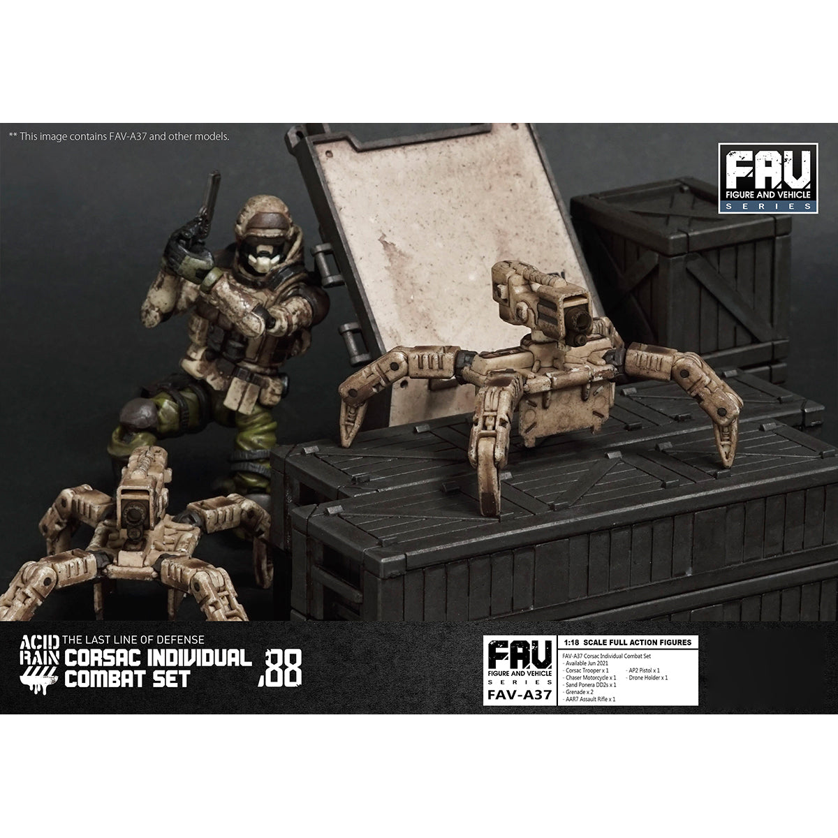 TOY ALLIANCE Acid Rain World Corsac Individual Combat Set Action Figure