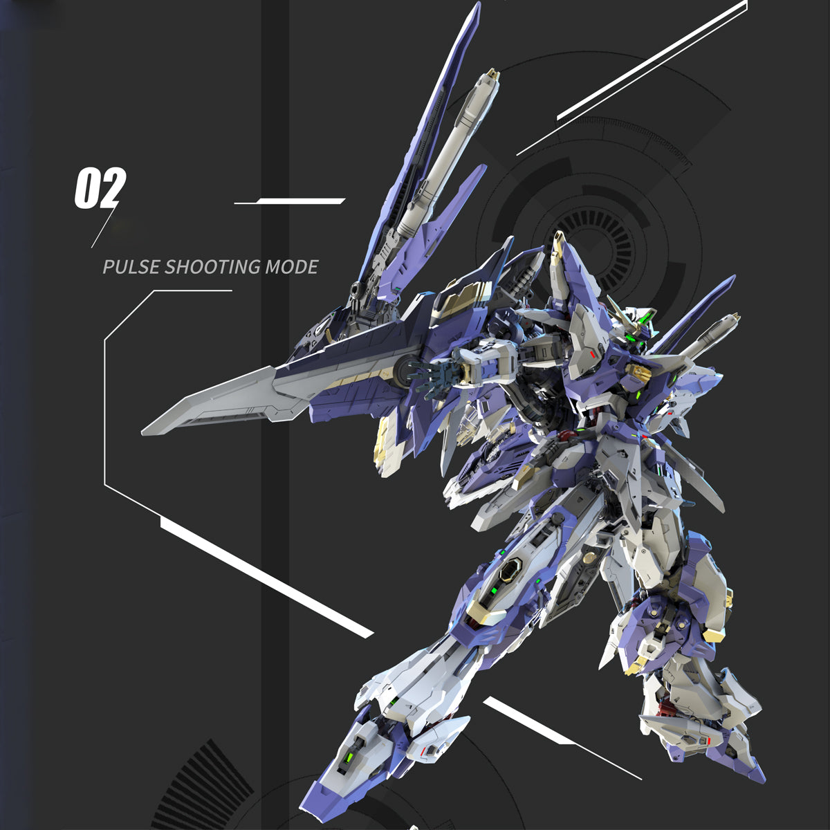 Vientiane Fusion TMS-01 Meteor 1/100 Assembly Model Kit