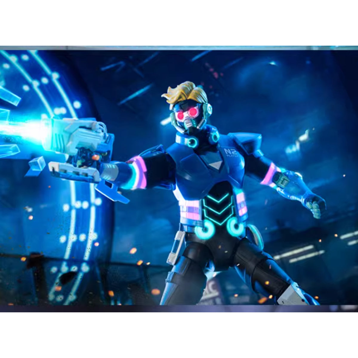 ZD Toys Super War Game Series Collectible Figure Full Set: Star-Lord, Video Game Style, 1:10 Scale Miniature Action Figurine YXXJ